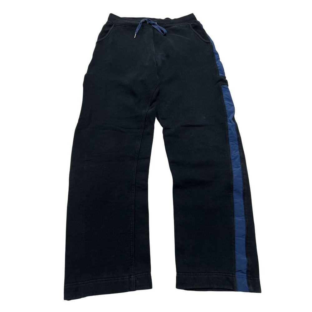 Hermes Sport Drawstring Sweatpants in Blue Side Stripe